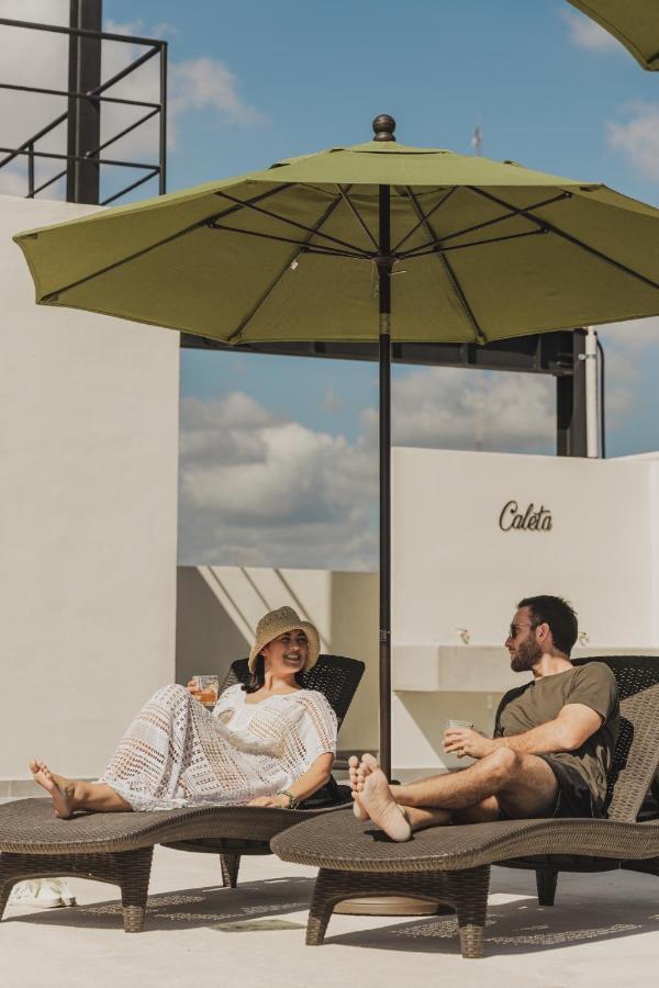 Caleta Hostel Rooftop & Pool Cancún Eksteriør billede
